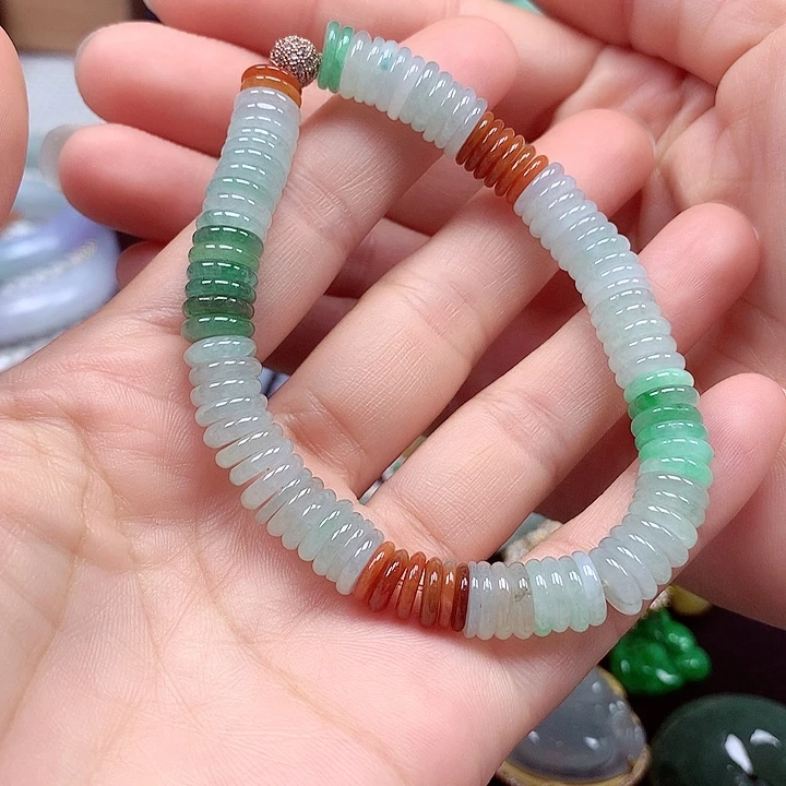 翡翠未镶嵌手链翡翠