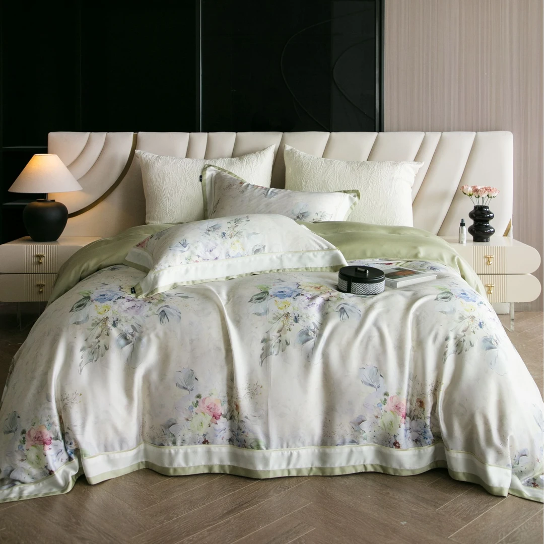 【 E F - 白芷 】——奥地利进口兰精天丝四件套