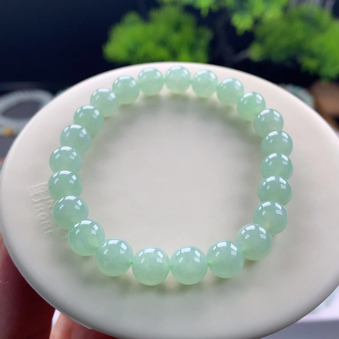 翡翠未镶嵌手链52号卡8