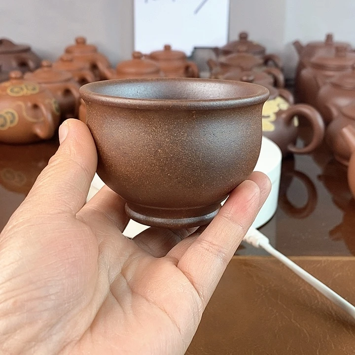 茶壶紫砂段泥主人杯130cc