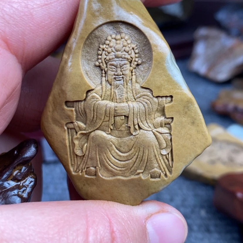 【闪购商品】原石雕刻手把件