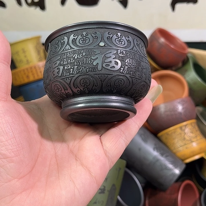 茶杯紫砂全手工紫砂主人杯