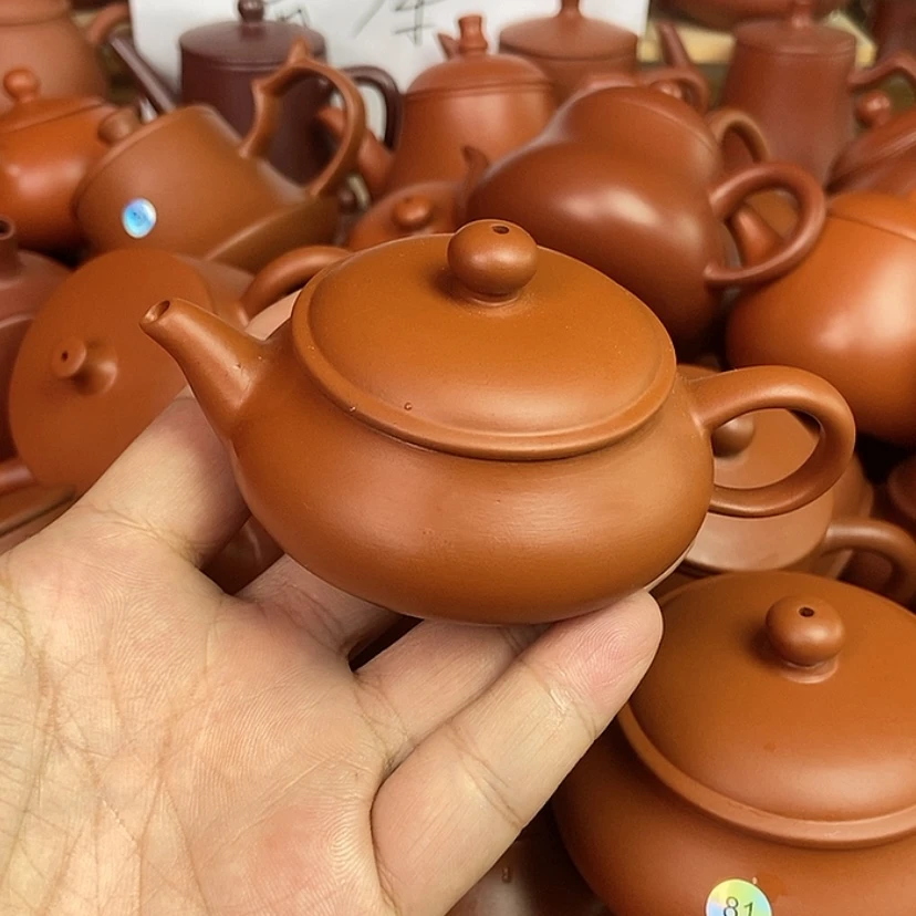 【闪购商品】茶壶朱泥80c c