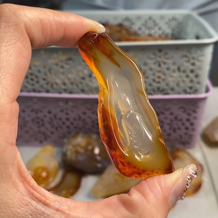 玛瑙/玉髓吊坠(不含链)未镶嵌