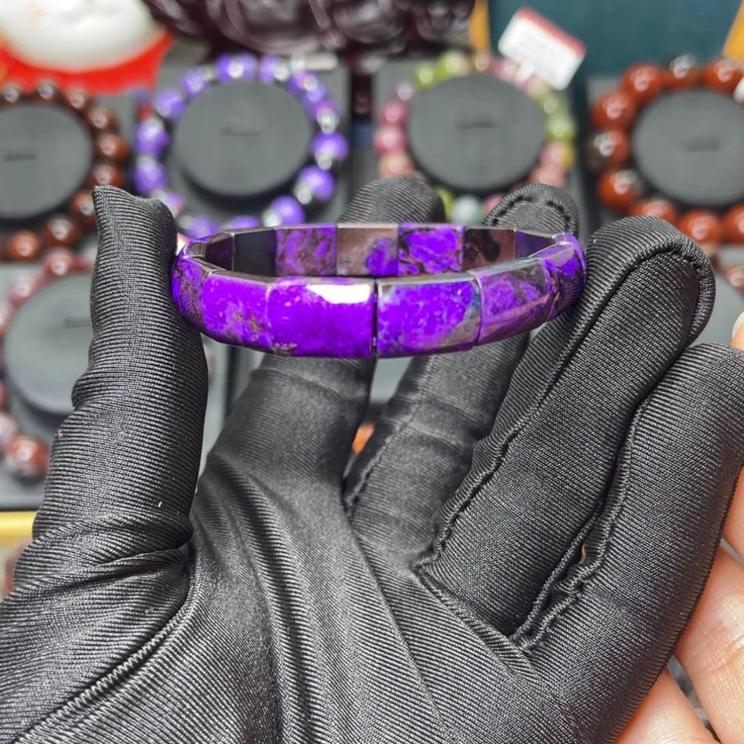 苏纪石（舒俱来）未镶嵌手链舒俱来镯牌