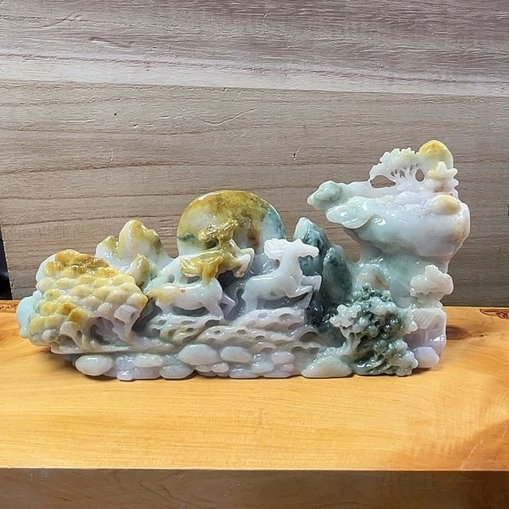 翡翠未镶嵌摆件翡翠