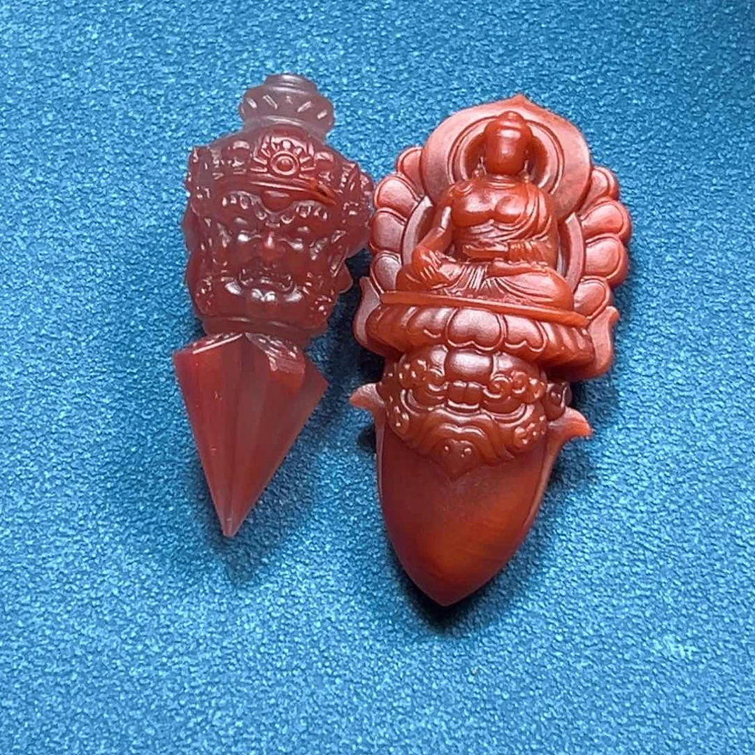 迟***儿南红玛瑙未镶嵌颈饰