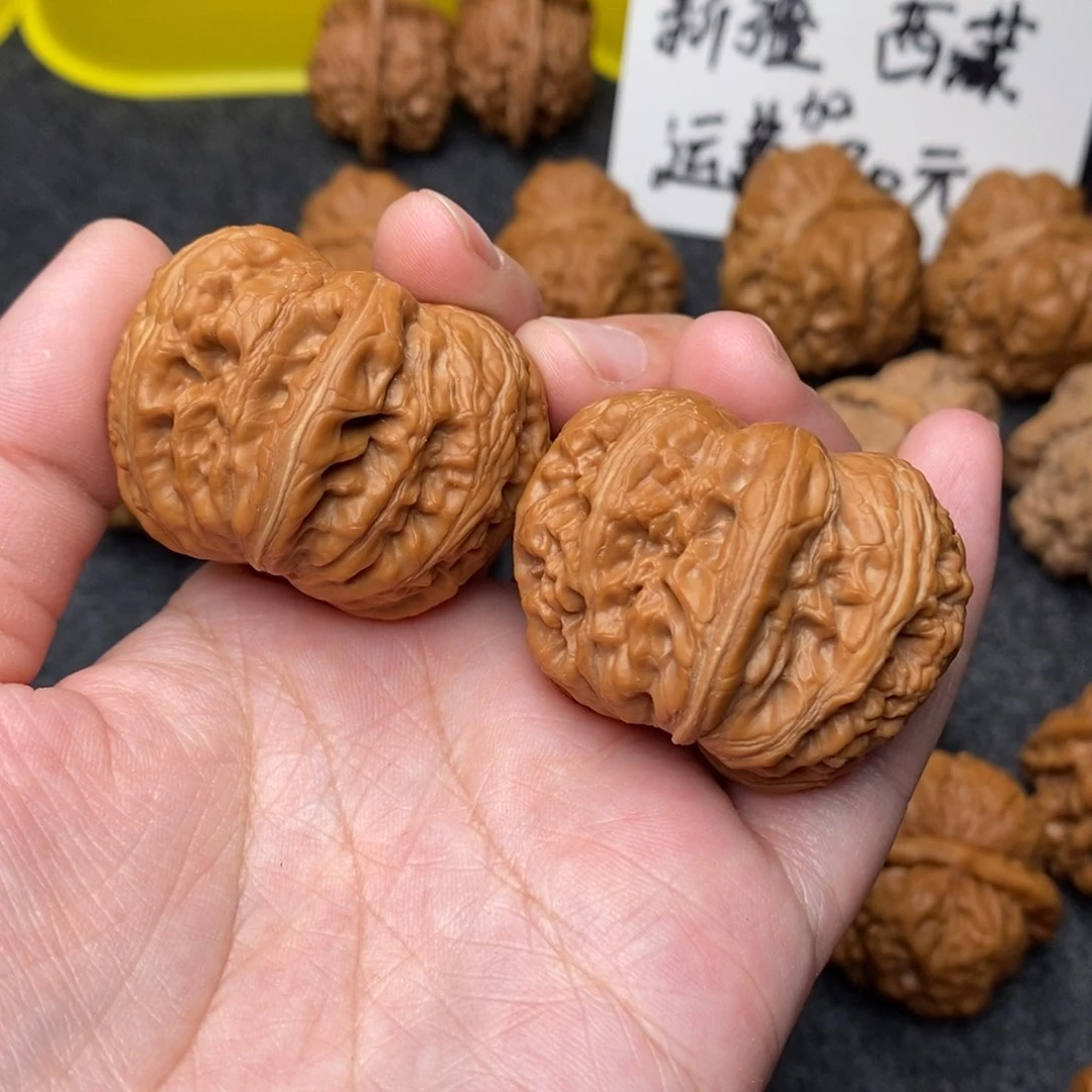 文玩核桃把件盘**核元宝元宝41
