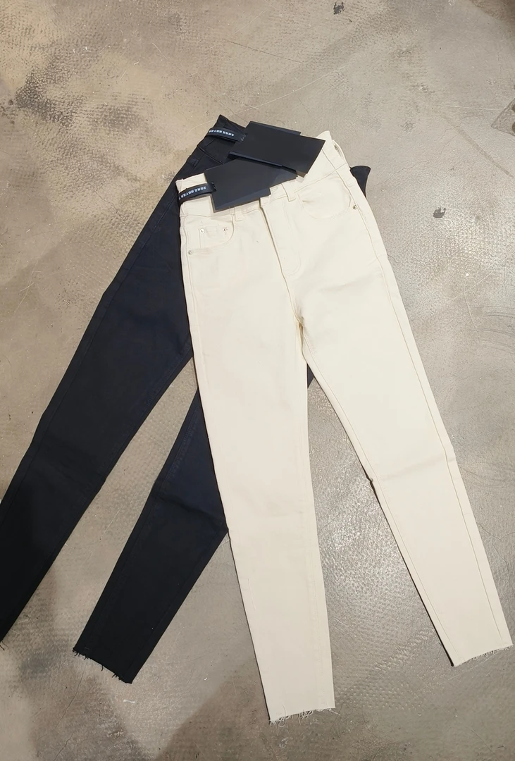 新款高腰小脚裤2516-1