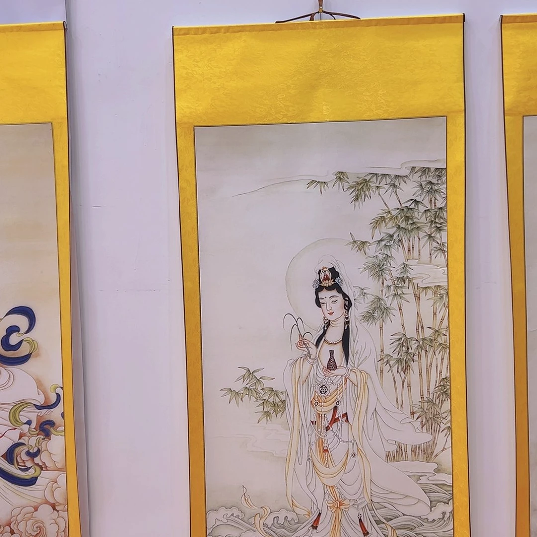卷轴画观音尊者123
