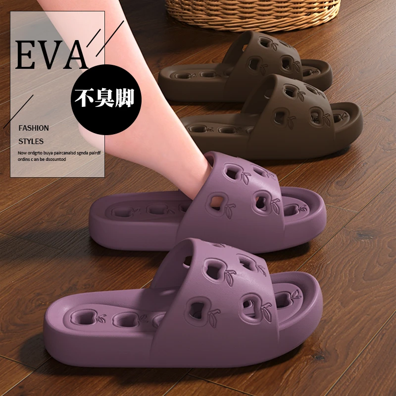浴室漏水拖鞋女夏季室内居家用洗澡防滑镂空静音不臭脚凉拖女防臭
