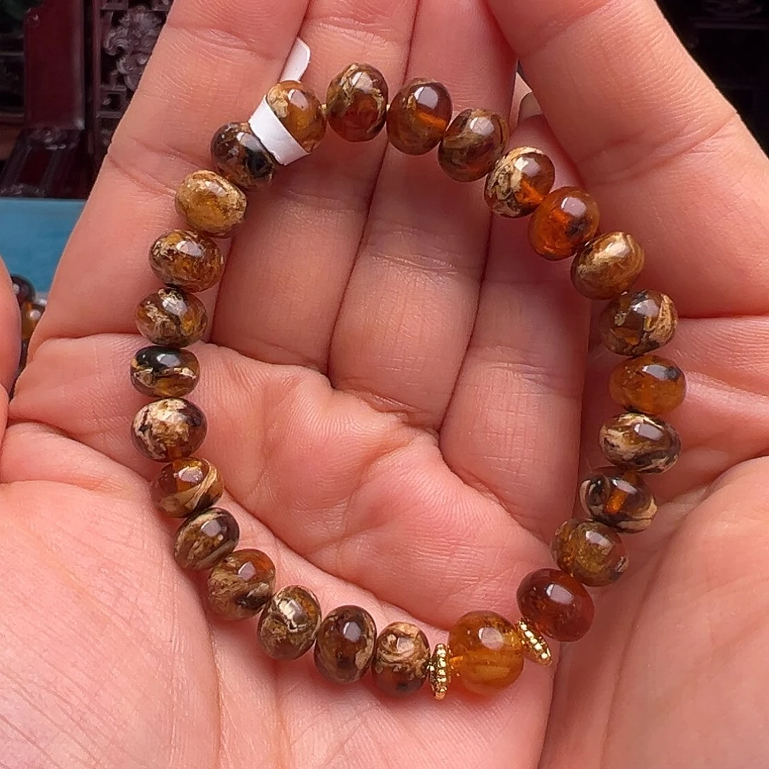 未镶嵌琥珀裸石抚顺琥珀10842八