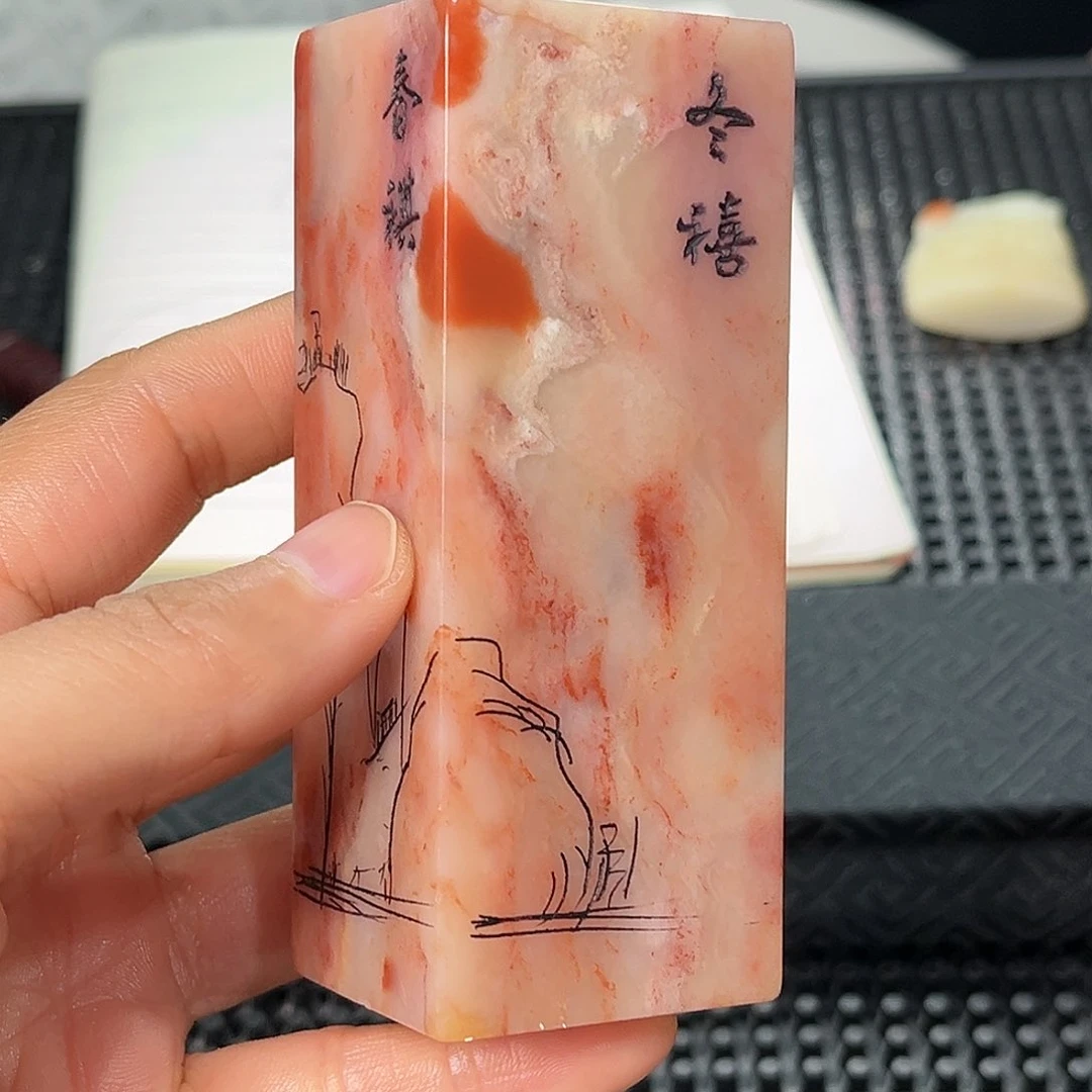 寿山石印石冰*封这就是为什么在这里做