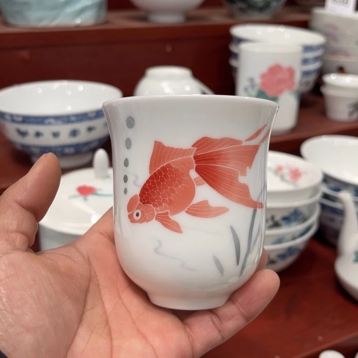 醴陵高温瓷釉下120毫升杯