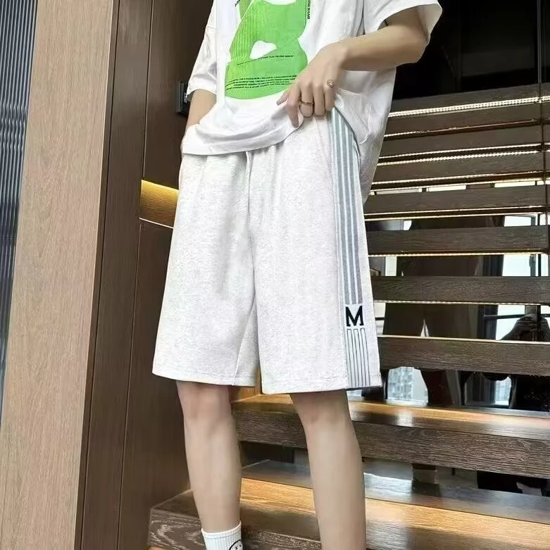 短裤男夏季新款中裤美式运动潮牌五分裤潮流百搭宽松五分休闲裤子