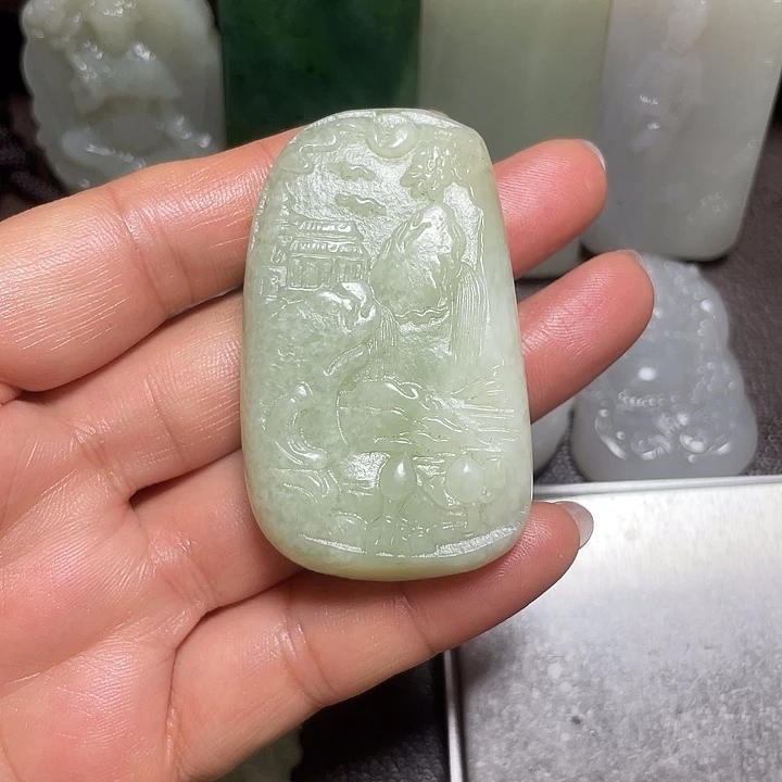 和田玉（糖玉）未镶嵌颈饰