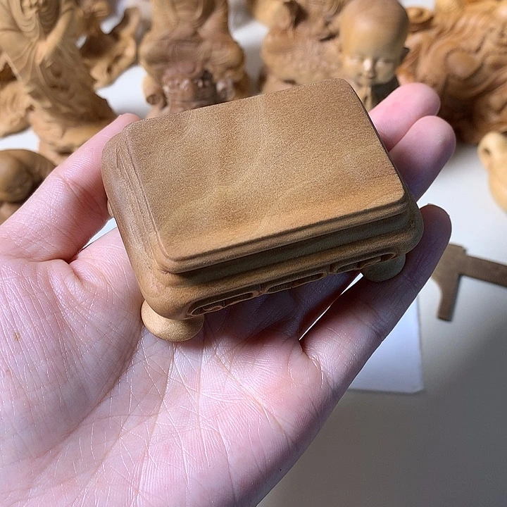 檀香木把件檀香底座