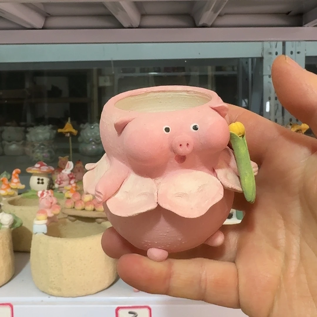 厂家直销手工花盆摆件