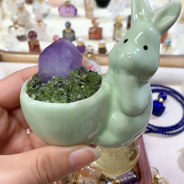 水晶香水瓶未镶嵌C****桃