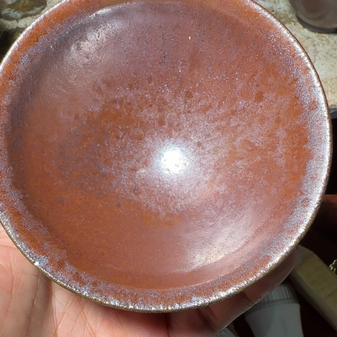 柴烧建盏茶盏茶杯216
