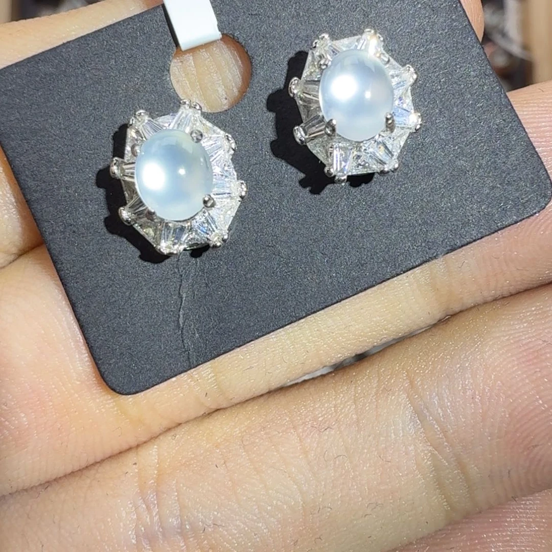 翡翠银S925镶嵌戒指天然缅甸翡翠A货