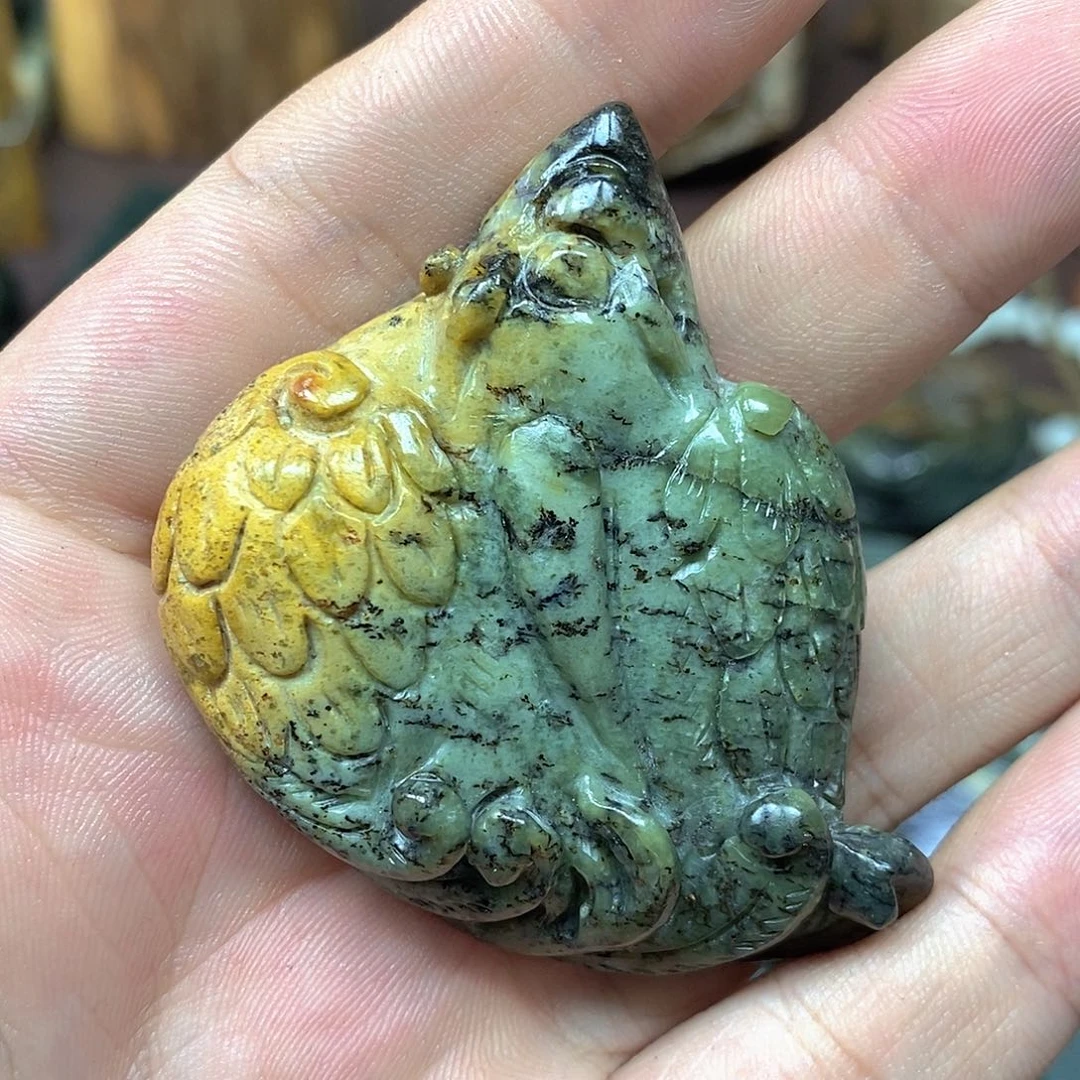 岫岩河磨玉（透闪石质玉）未镶嵌珠宝奇石