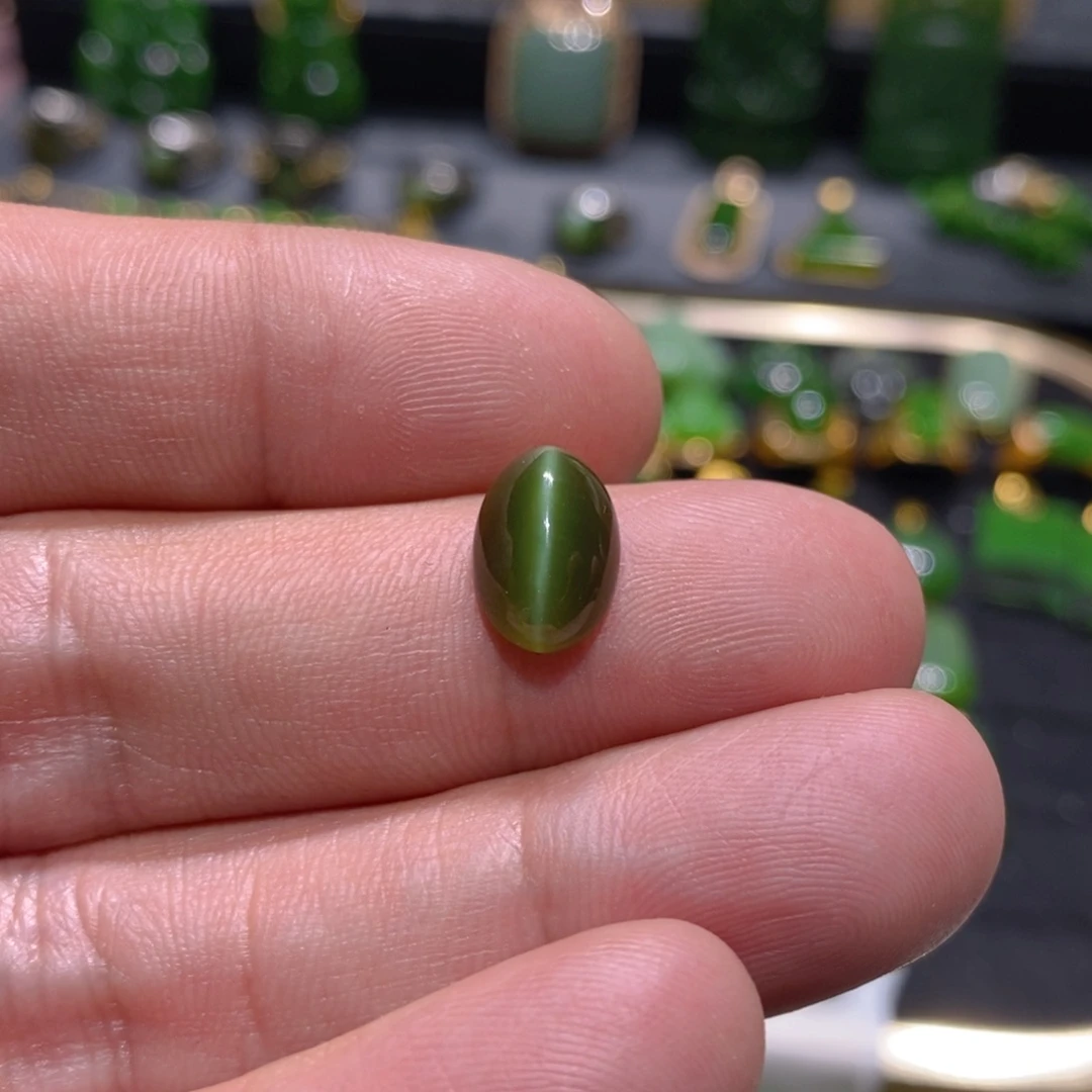 和田玉（碧玉）耳饰未镶嵌S****e