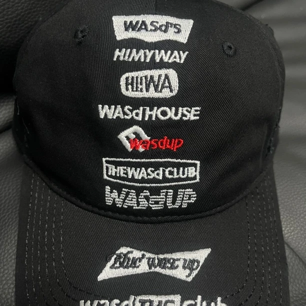 刺绣重磅帅帅英文帽子