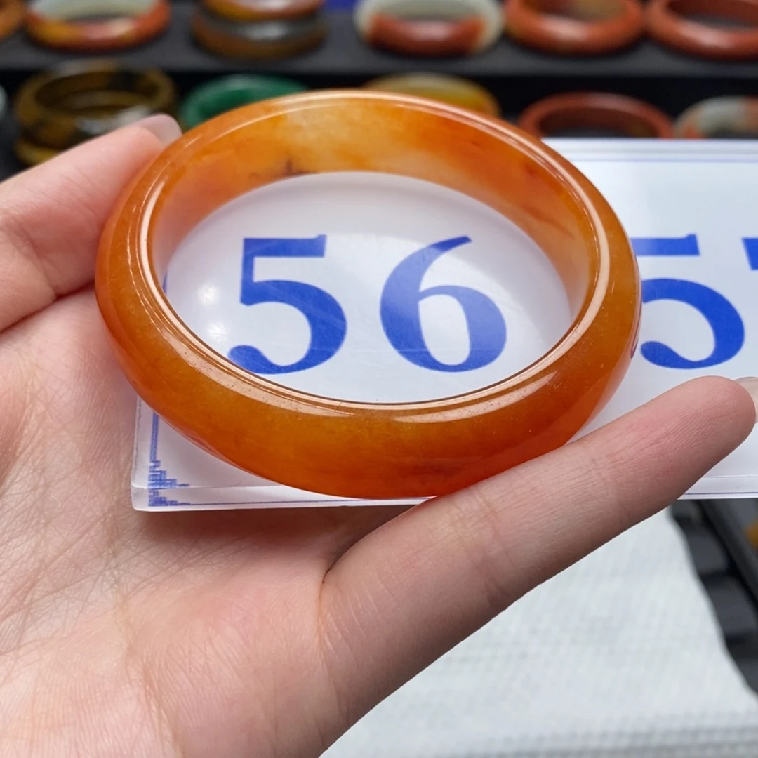 石英质玉（黄龙玉）手镯未镶嵌母**安