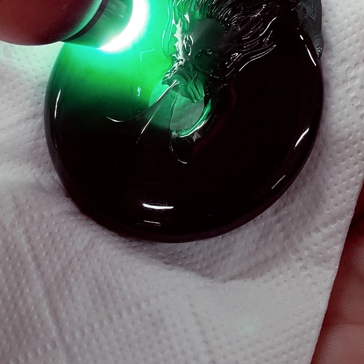 颈饰未镶嵌翡翠先鉴后发一物一证