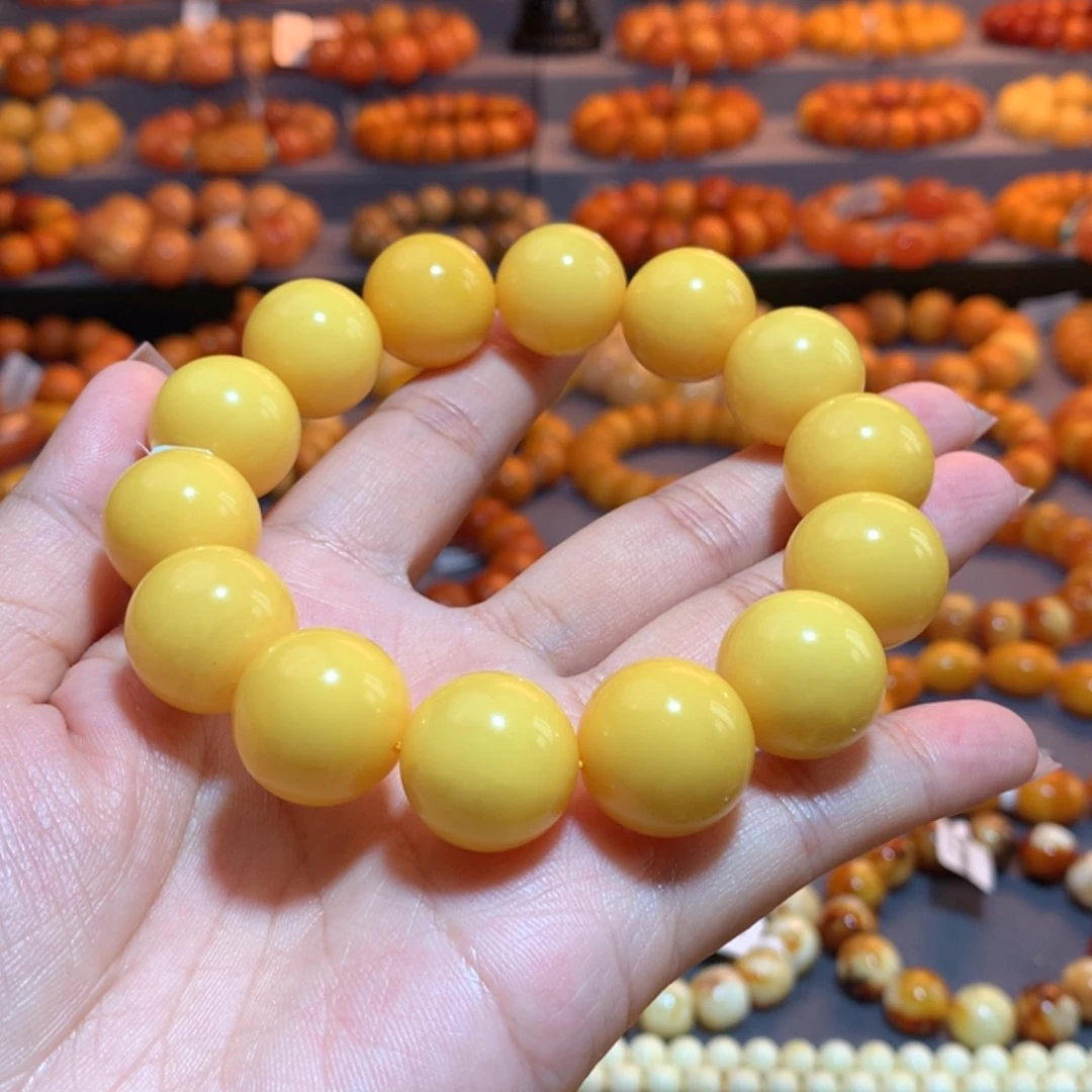 【闪购商品】手串蜜蜡未镶嵌蓉*蜜蜡手串