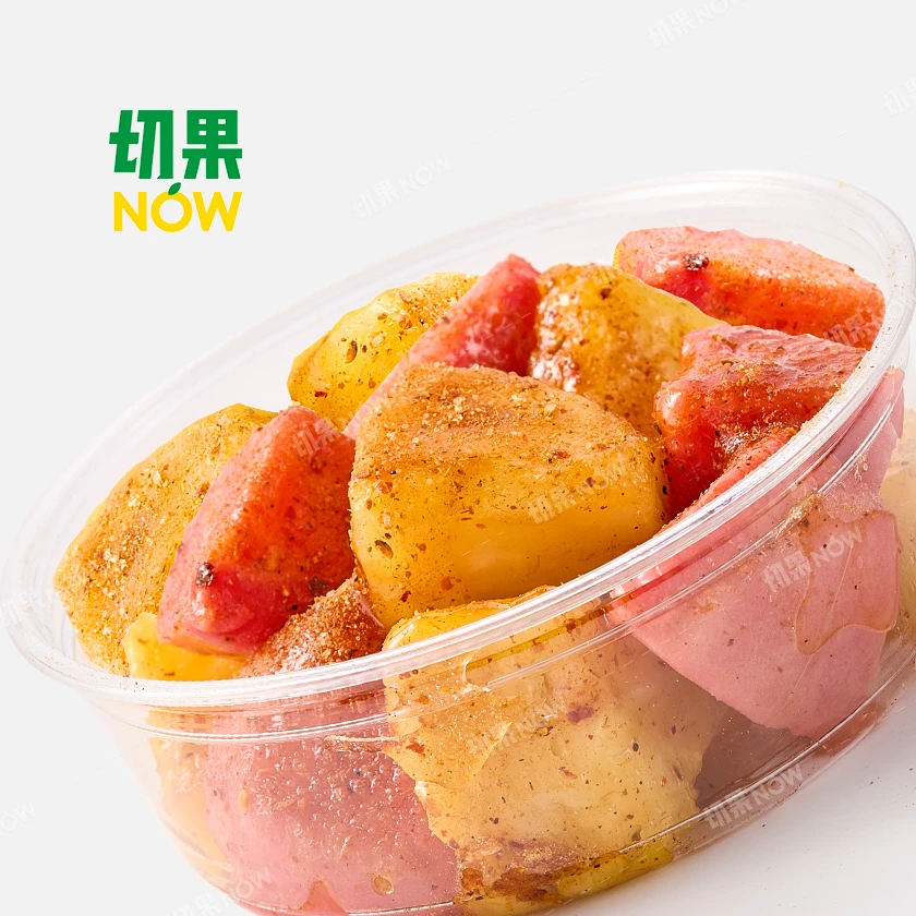 果切【秘制甘草杯】凤梨+红心芭乐.约150g（多口味可选）