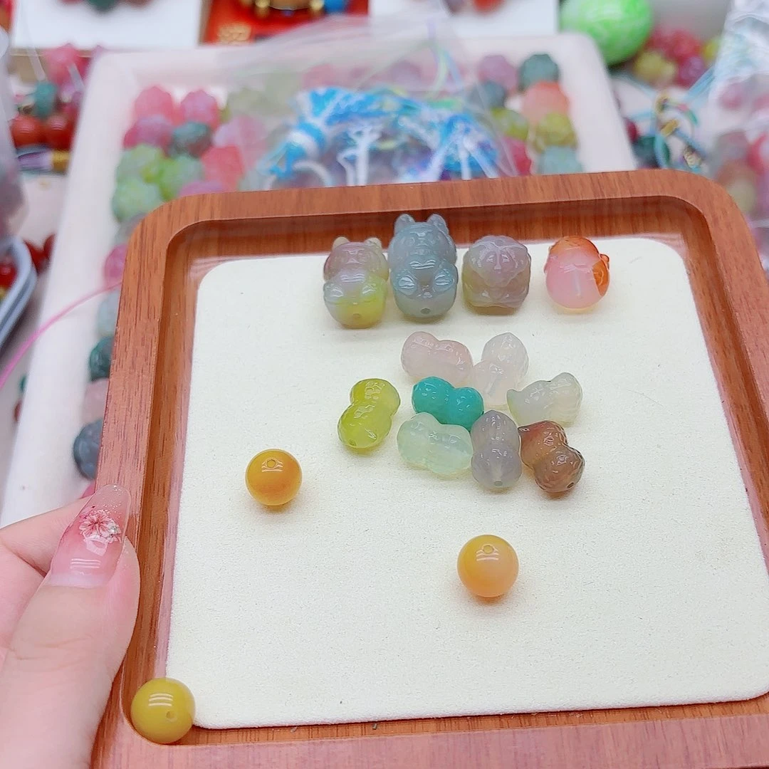 玛瑙/玉髓手链未镶嵌一****?盐源21