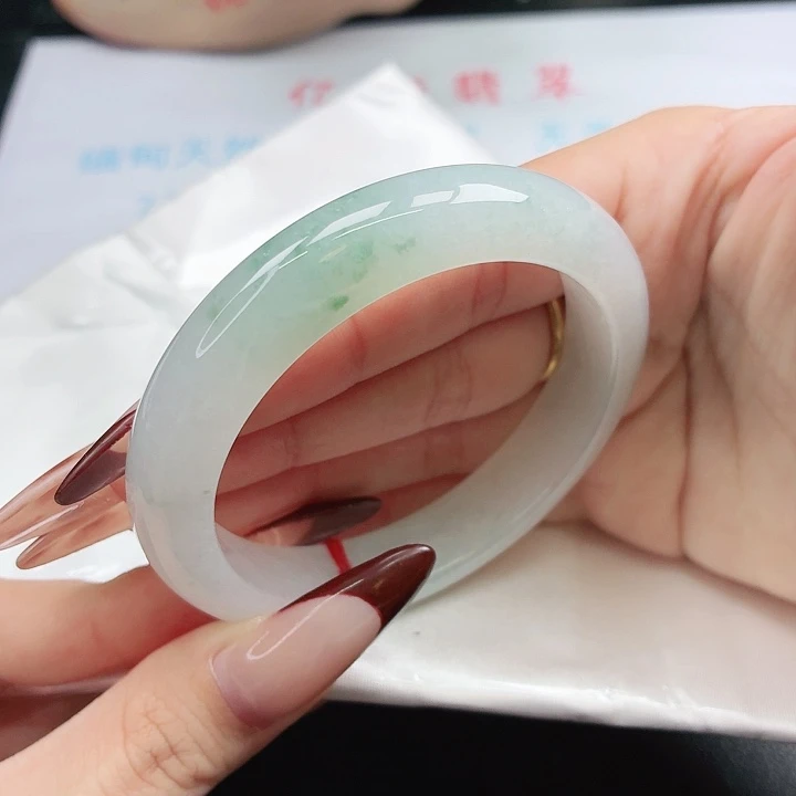 未镶嵌手镯翡翠56-57圈口