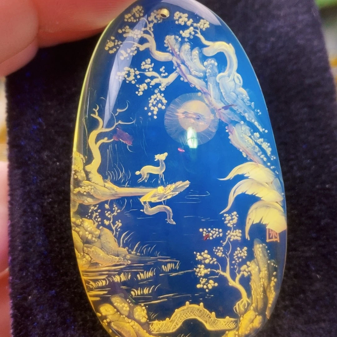 【闪购商品】金珀吊坠(不含链)未镶嵌
