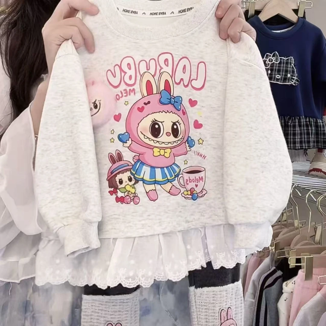 女童卫衣打底裤秋装套装2025新款儿童洋气衣服女宝宝秋季两件套