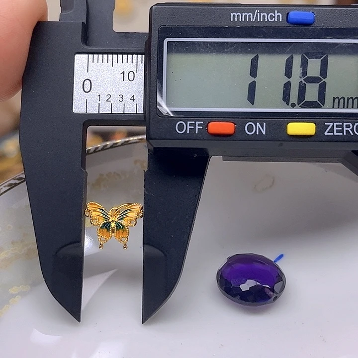 银S925镶嵌颈饰紫晶紫晶925镶嵌81