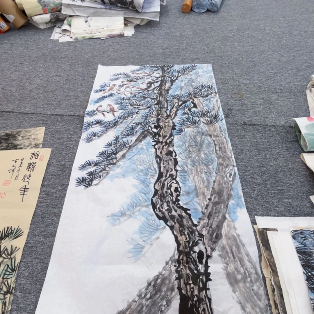 国画曹光辉老师四尺绘画作品