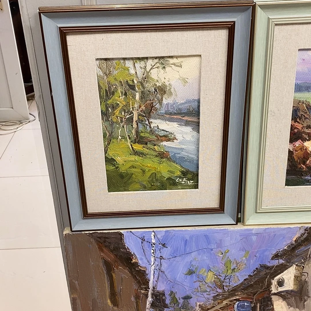 油画带外框画芯尺寸47x37cm