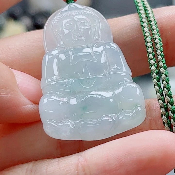 翡翠未镶嵌颈饰多样性发货一件