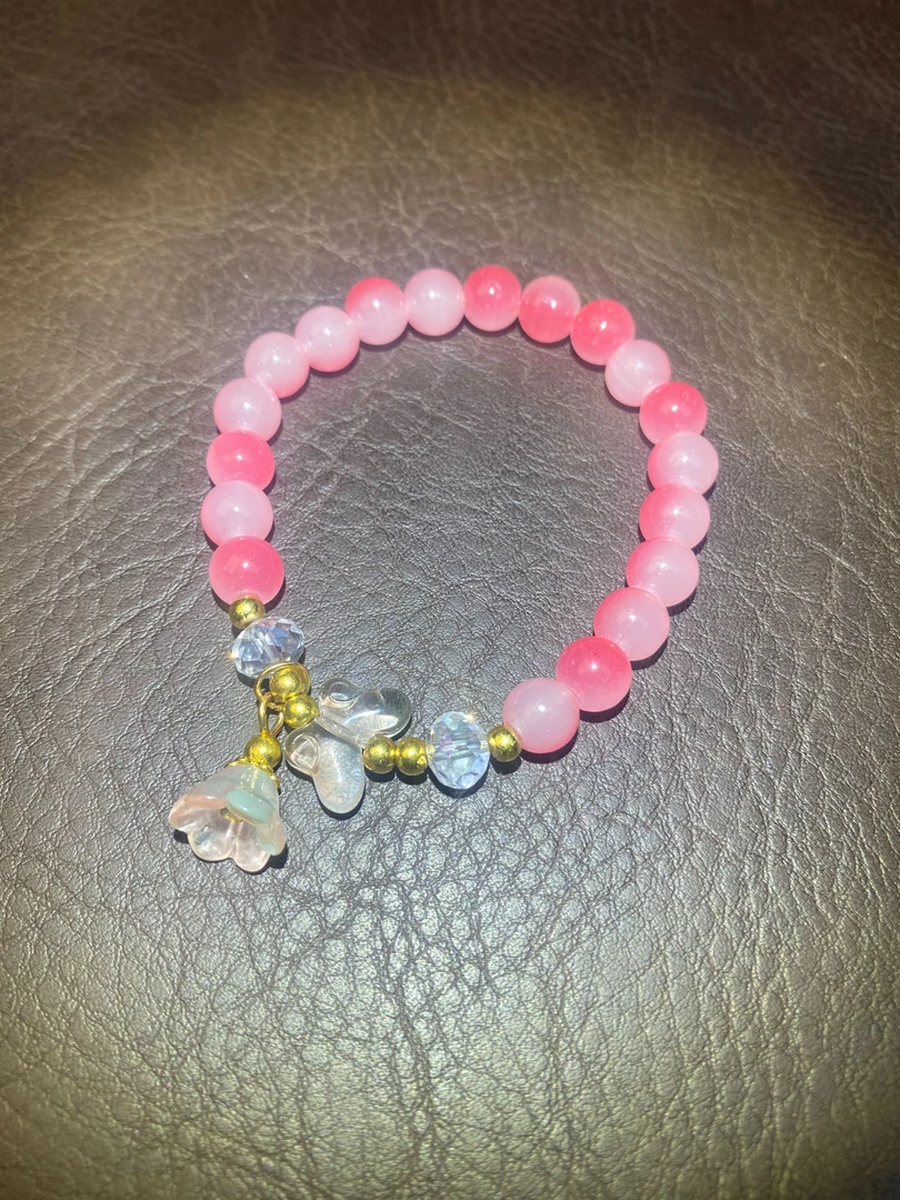 550双色渐变粉精品手串yw550（无礼盒）