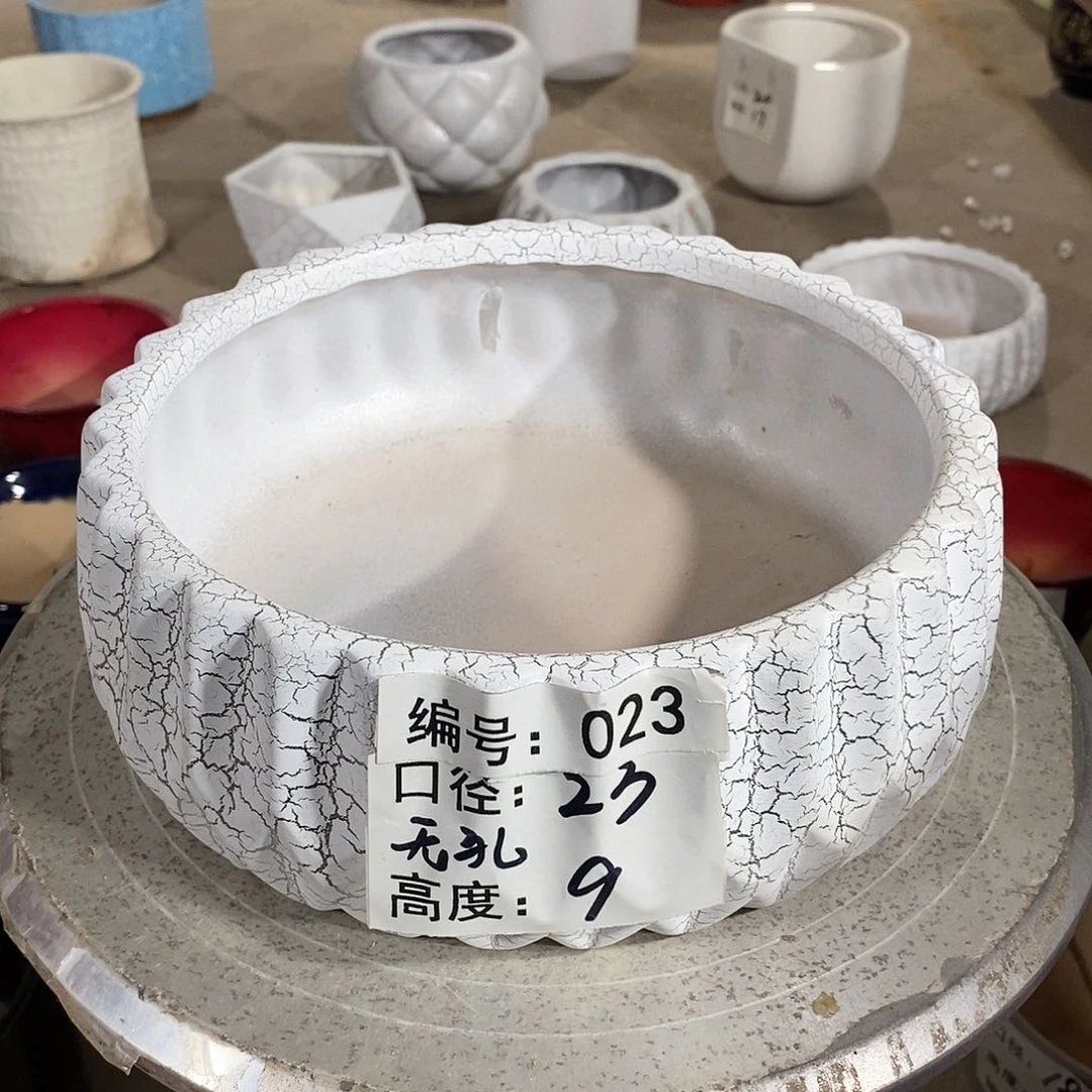 【闪购商品】陶瓷微瑕花盆-023-1个