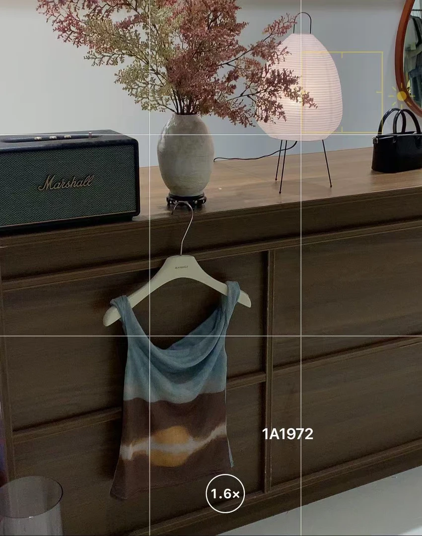 seashells@1972 落日浪漫 艺术晕染油画吊带