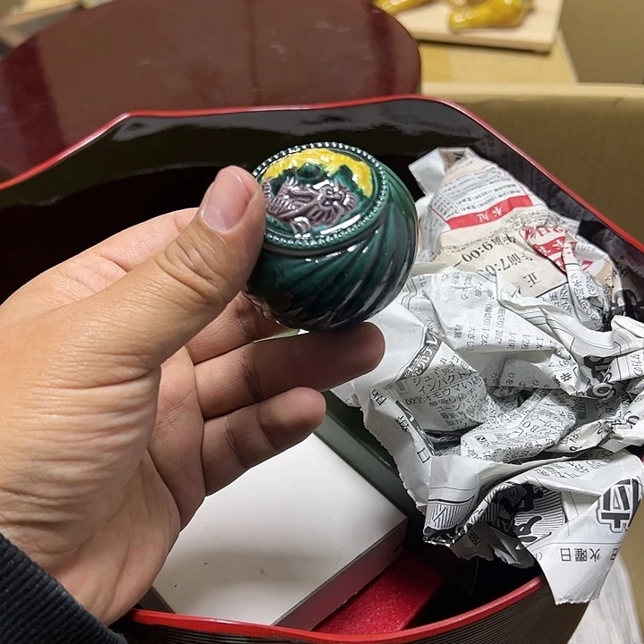 摆件隔**头家居工艺品瓷器