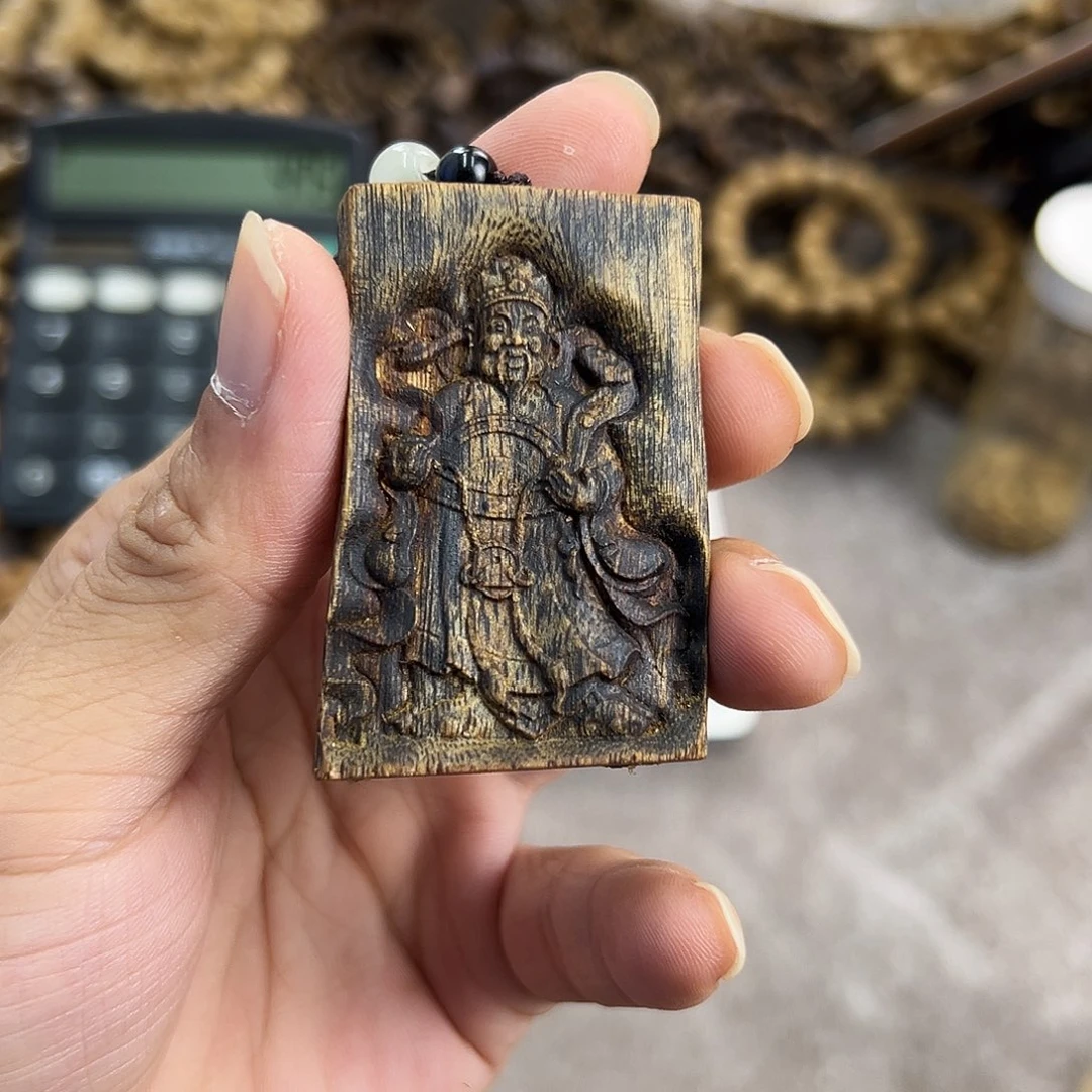 沉香手串沉香沉水无事牌财身多样性发一