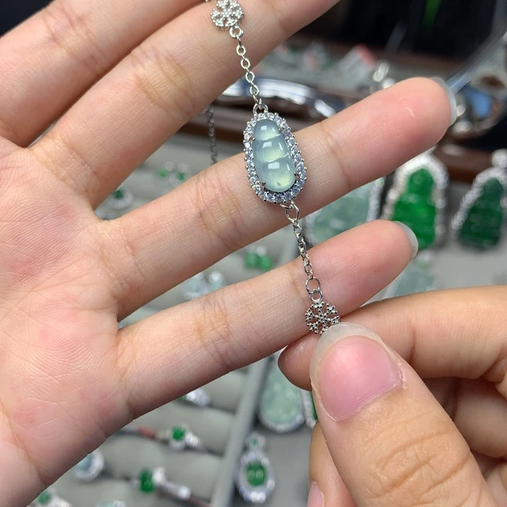 翡翠未镶嵌手链手链