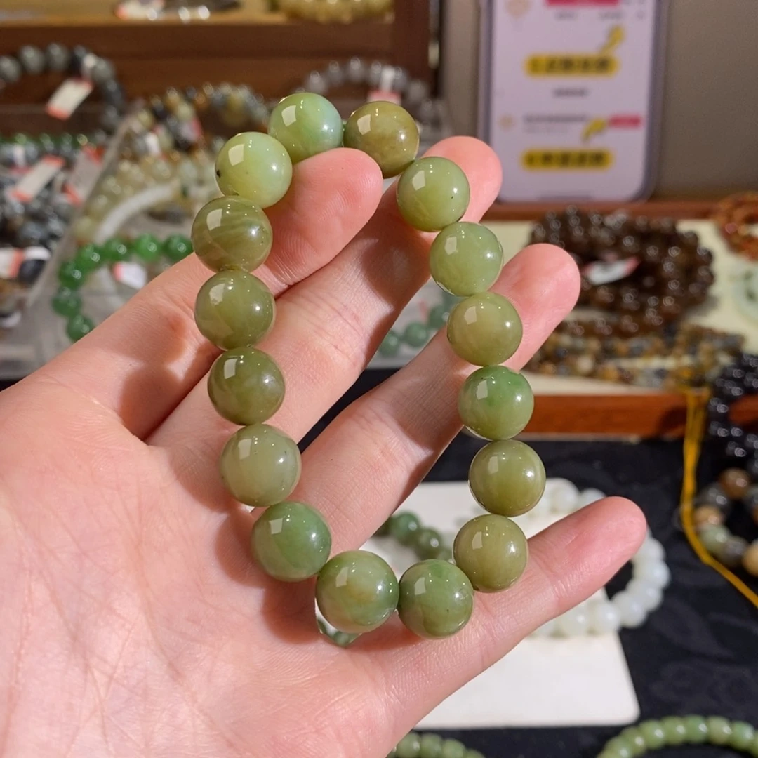 和田玉手链未镶嵌