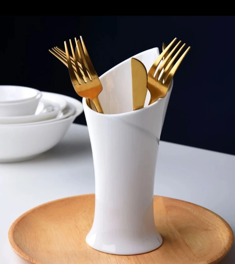 轻奢欧式陶瓷筷子筒家用筷子架收纳盒北欧厨房沥水筷筒防霉置物架