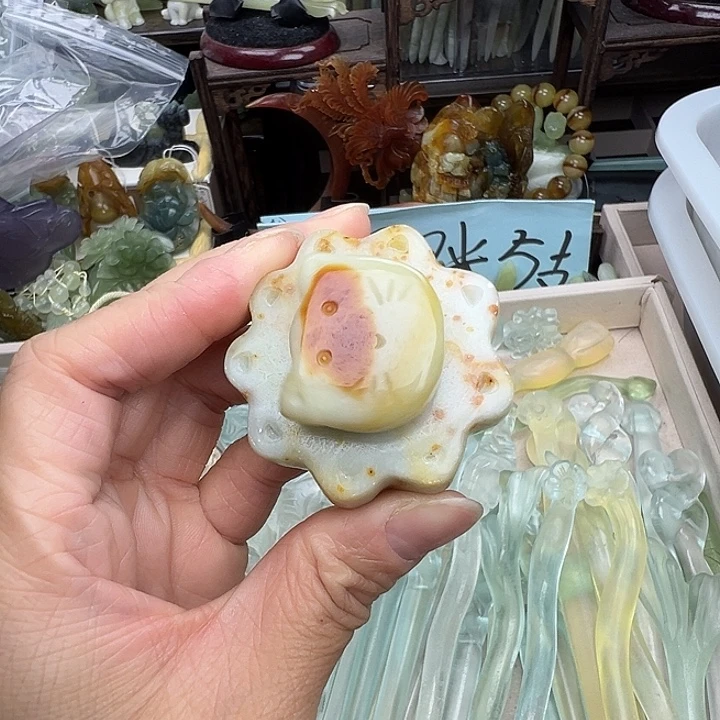 蛇纹石玉未镶嵌发簪