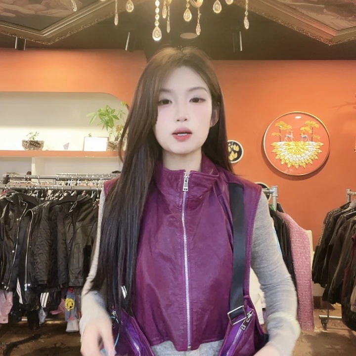 s-209真皮绵羊皮马甲